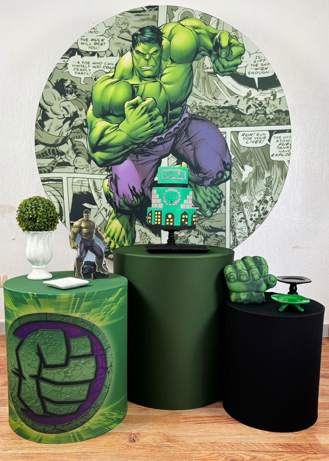 Kit Pegue E Monte Hulk - Prata - maya.locacoes