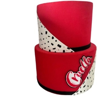 Bolo Fake Cruella - Bolo Fake - maya.locacoes