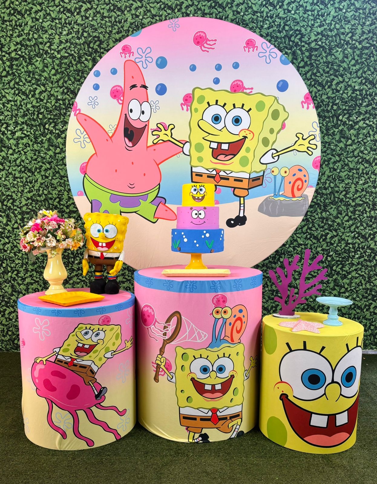 Kit Pegue E Monte Bob Esponja (Prata) - maya.locacoes
