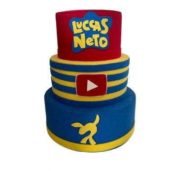 Bolo Fake Luccas Neto - Bolo Fake - maya.locacoes