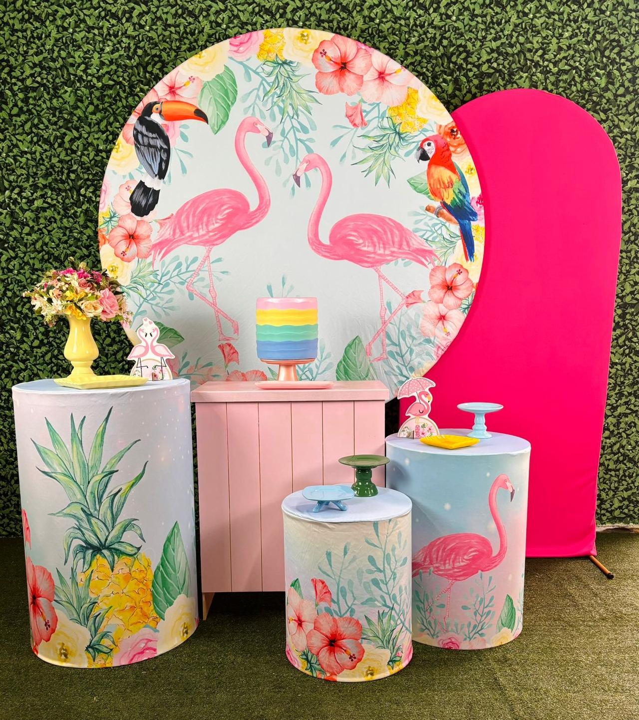 Kit Pegue E Monte Flamingo - Diamante - maya.locacoes