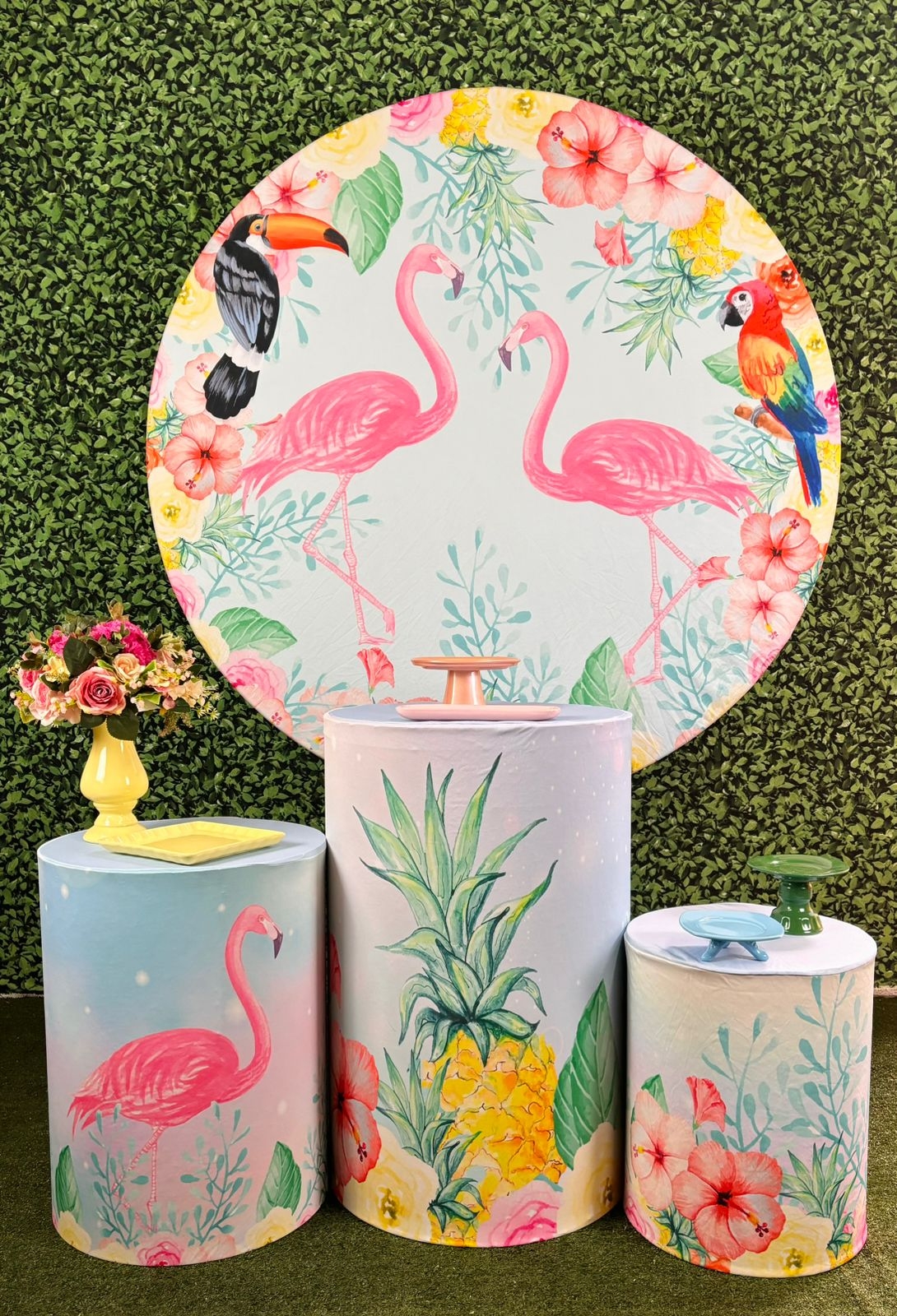 Kit Pegue E Monte Flamingo - Bronze - maya.locacoes