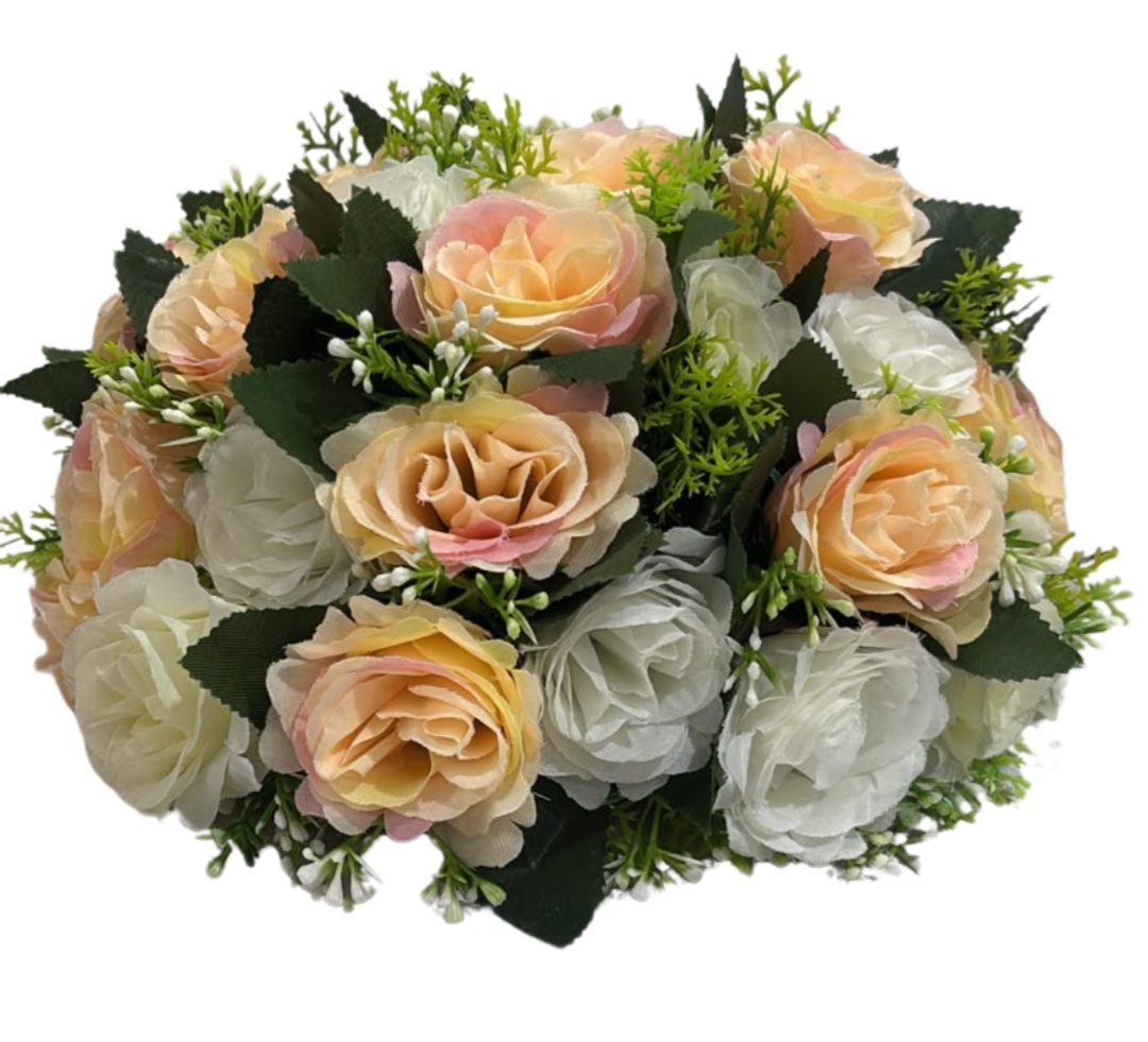 Arranjo Branco E Rose - maya.locacoes
