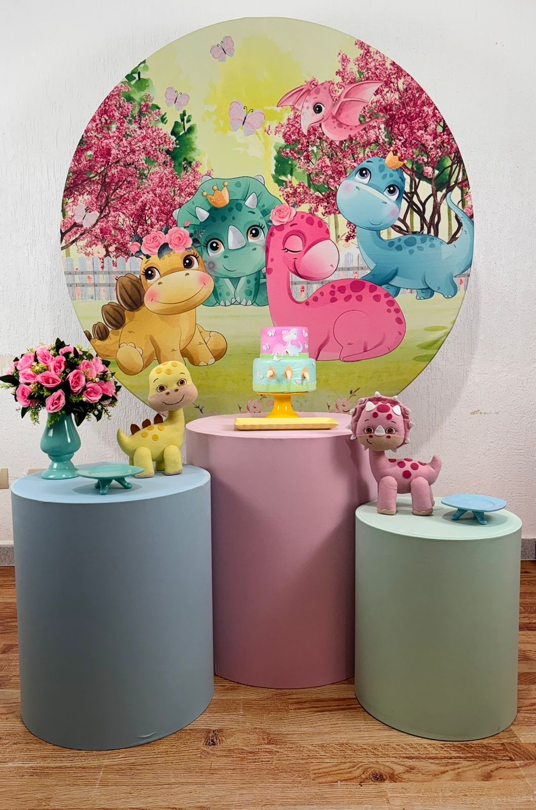 Kit Pegue E Monte Dino Baby (Prata) - maya.locacoes