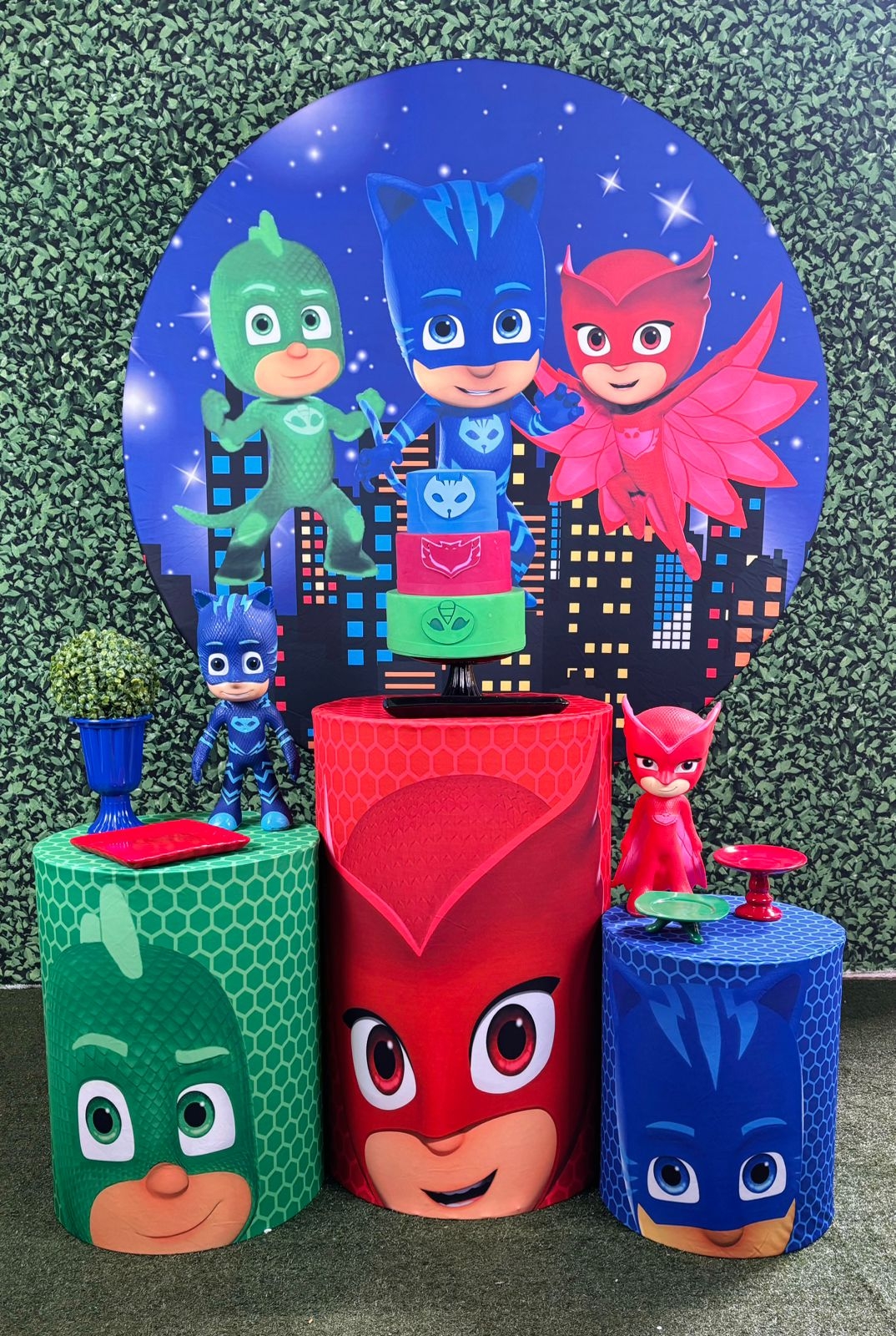 Kit Pegue E Monte Pj Mask - Prata - maya.locacoes