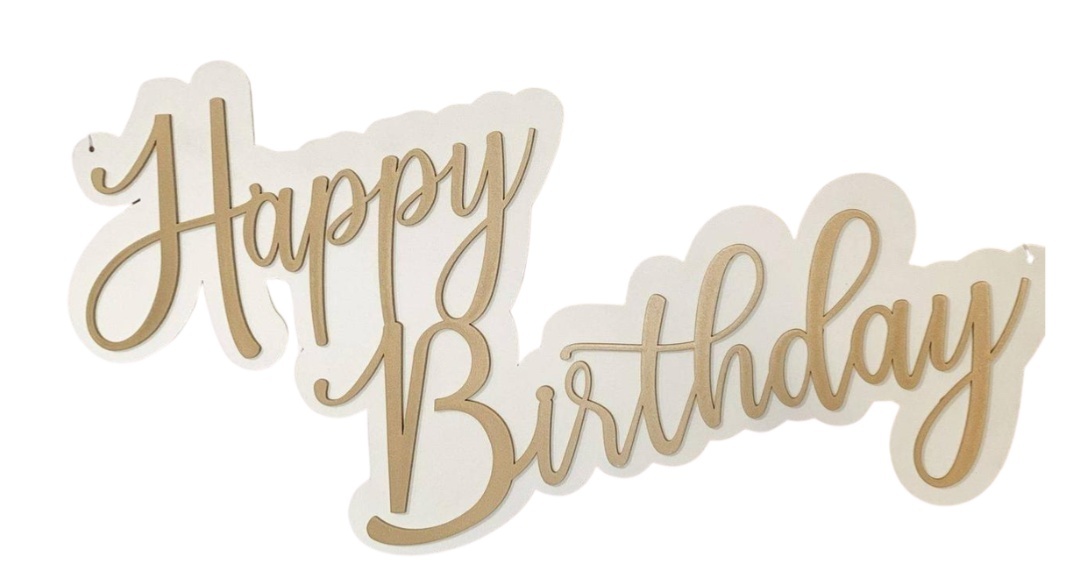 Happy Birthday Para Painel - maya.locacoes