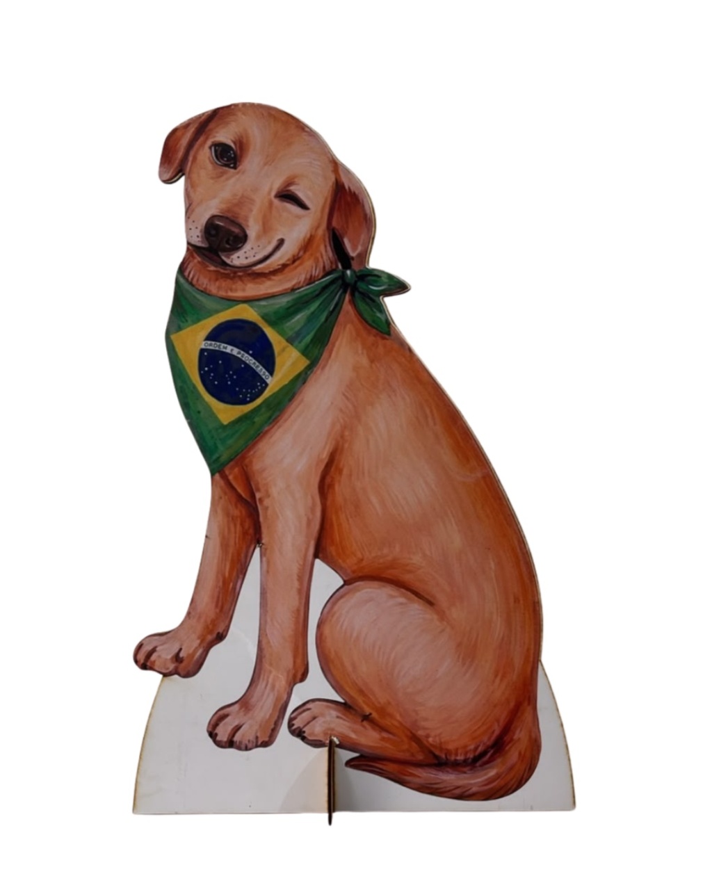 Display de Chão Cachorro Caramelo - Brasilidades - maya.locacoes