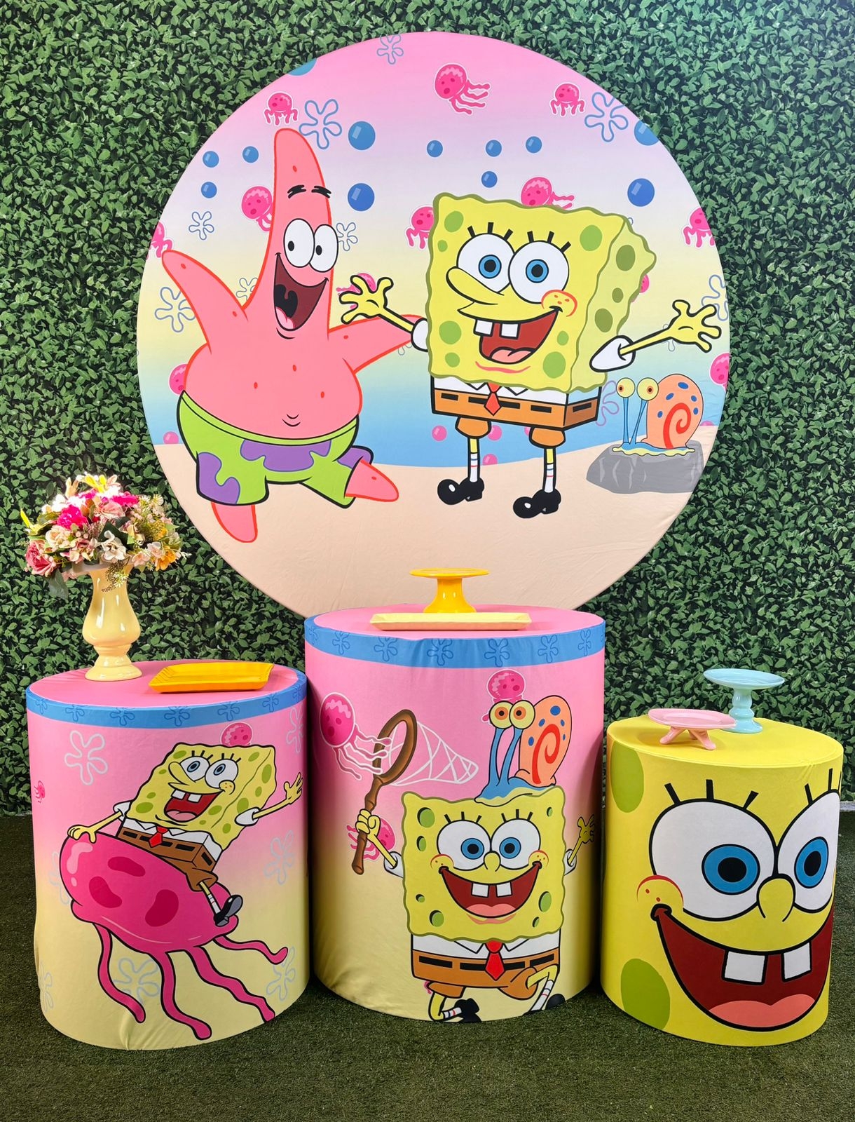 Kit Pegue E Monte Bob Esponja (Bronze) - maya.locacoes