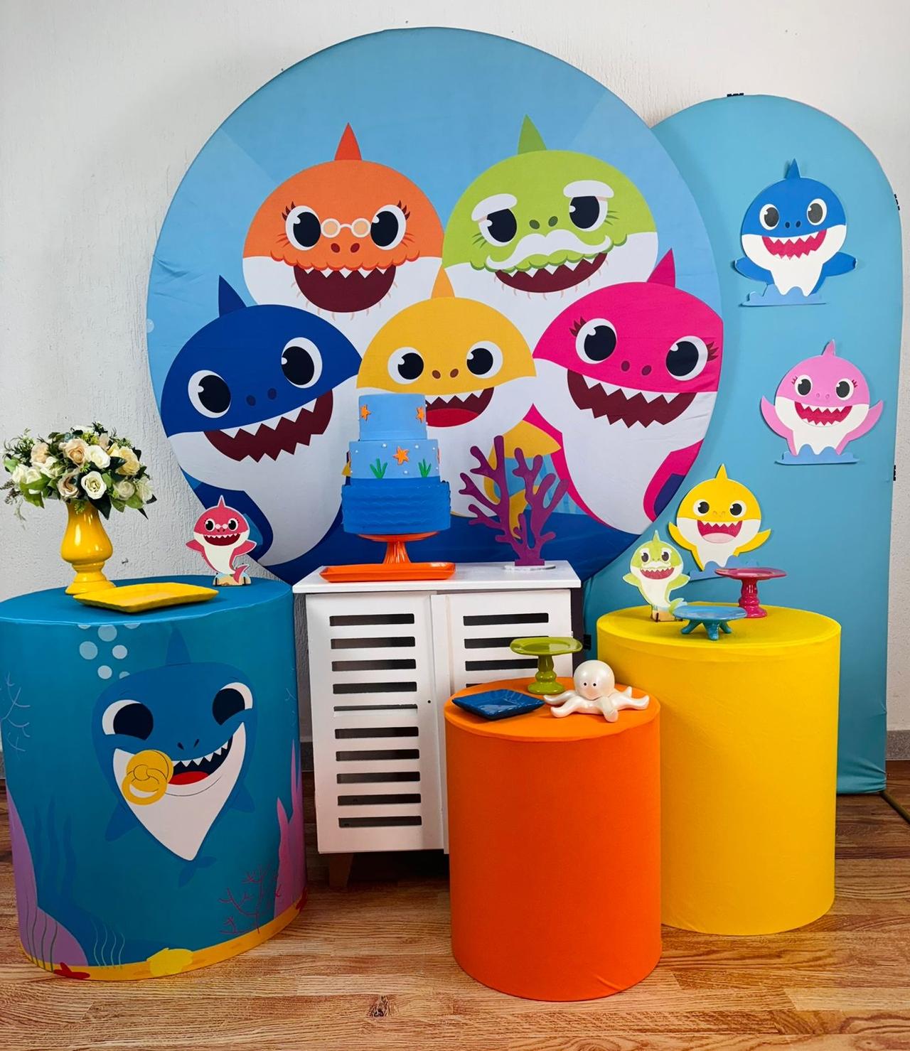 Kit Pegue E Monte Baby Shark (Diamante) - maya.locacoes