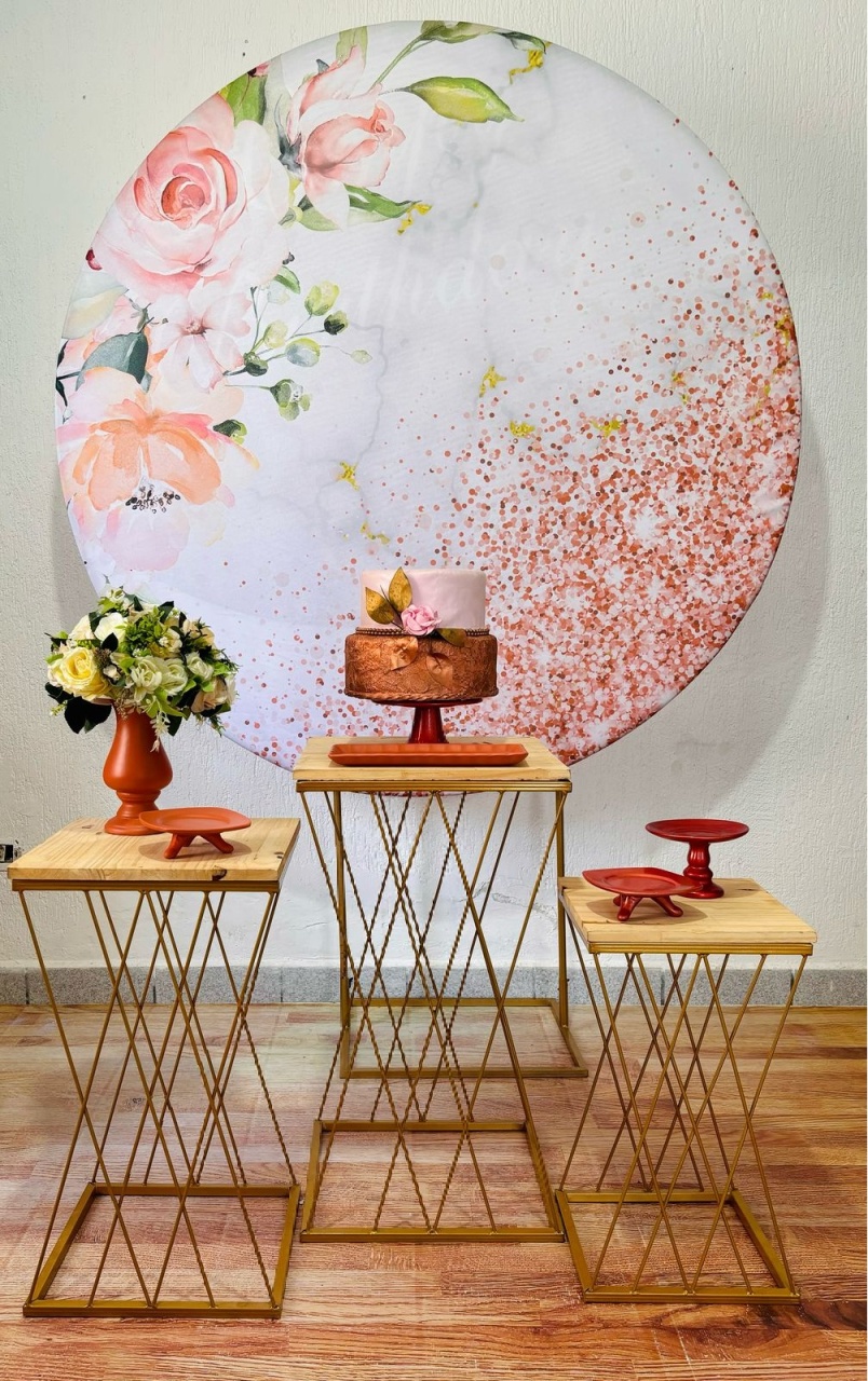 Kit Pegue E Monte Floral Rose (Adulto) - maya.locacoes