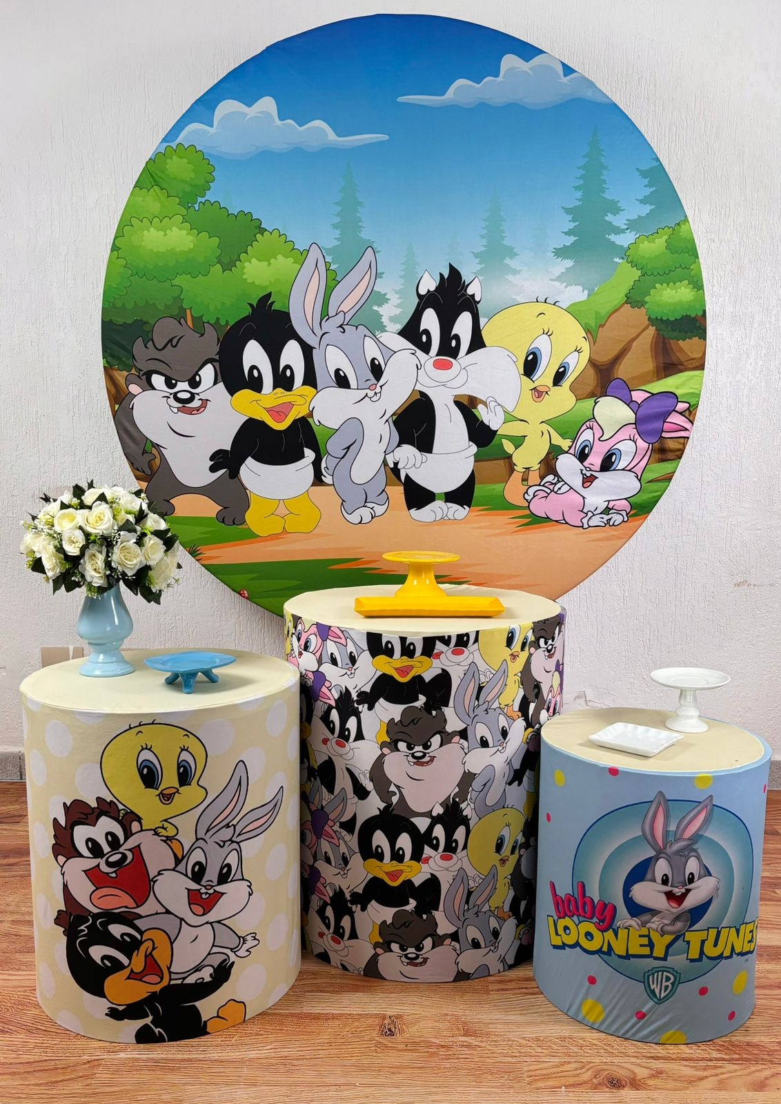 Kit Pegue E Monte Baby Looney Tunes - Bronze - maya.locacoes