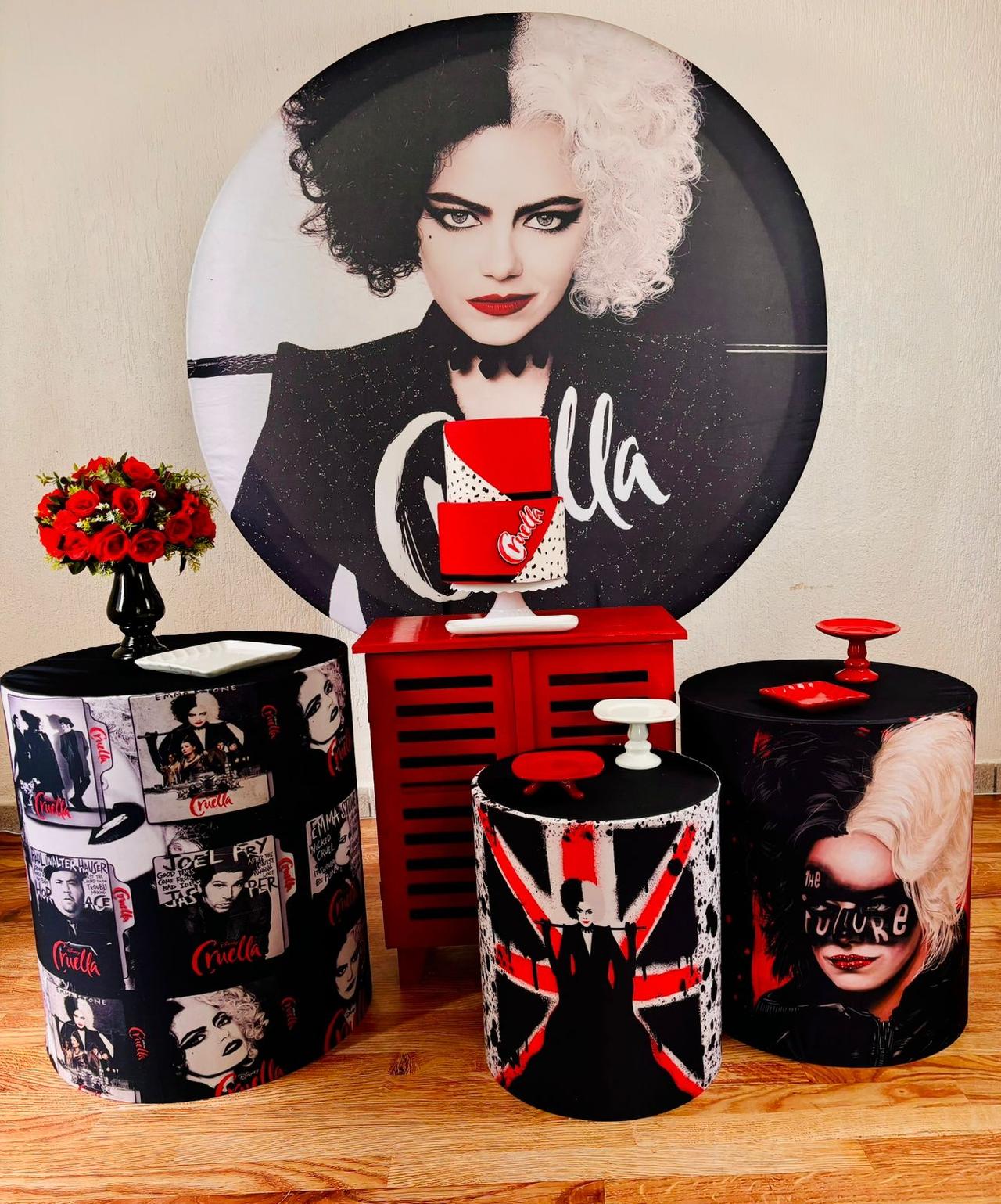 Kit Pegue E Monte Cruella (Ouro) - maya.locacoes