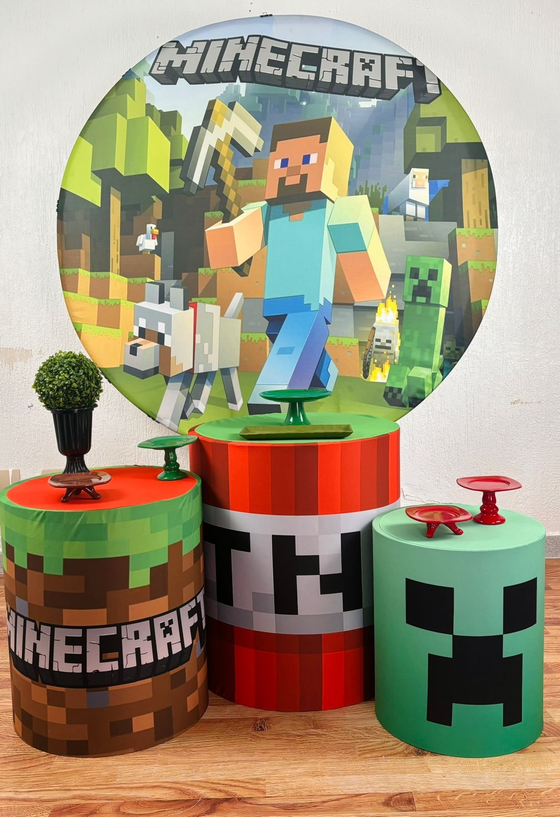 Kit Pegue E Monte Minecraft - Bronze - maya.locacoes