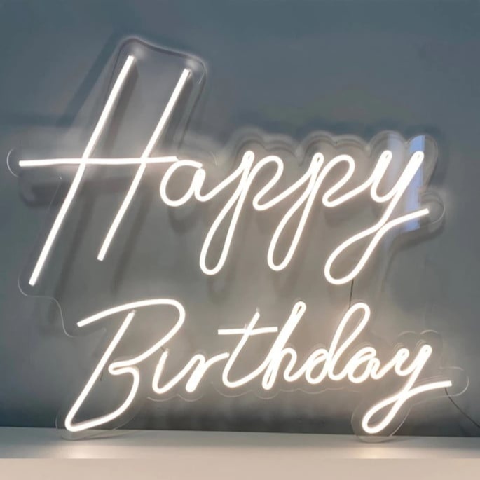 Happy Birthday Led  - maya.locacoes