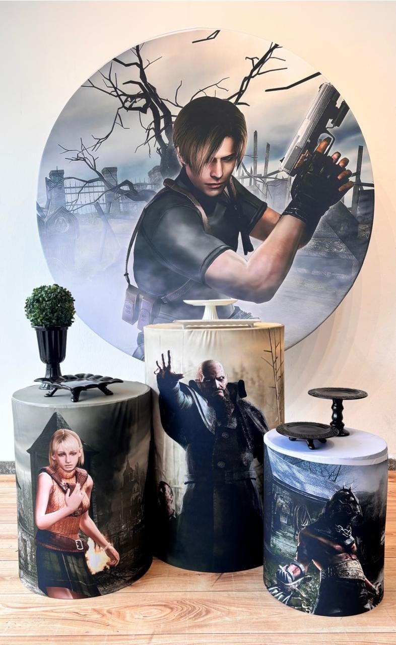 Kit Pegue E Monte Resident Evil Bronze - maya.locacoes