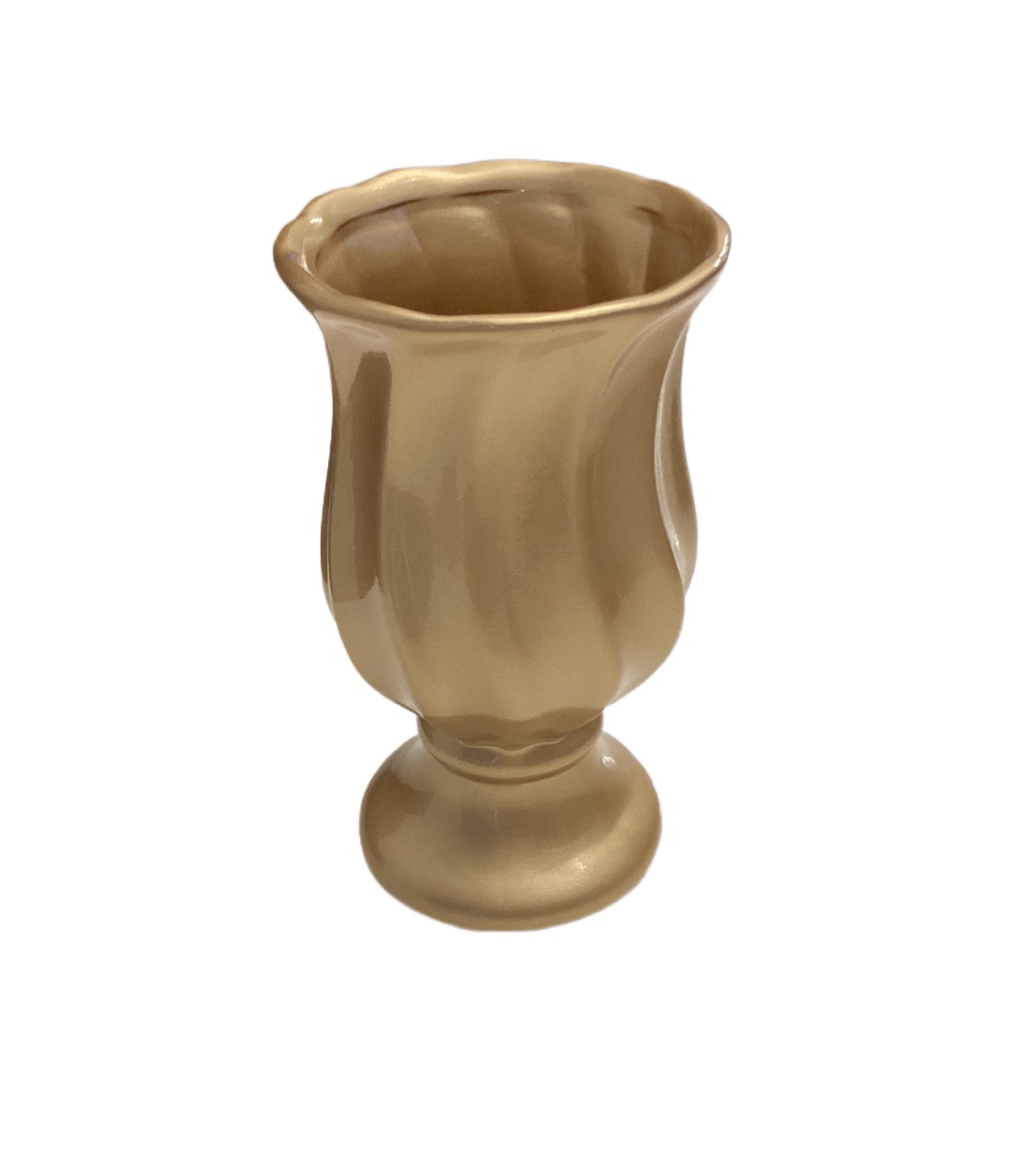 Vaso Dourado Torcido - maya.locacoes