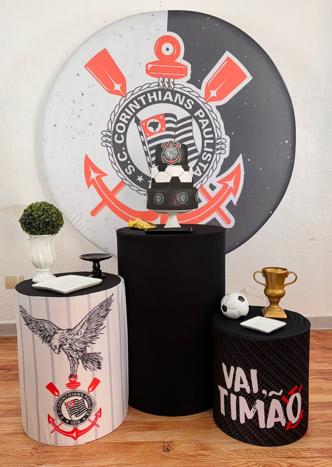 Kit Pegue E Monte Corinthians (Prata) - maya.locacoes
