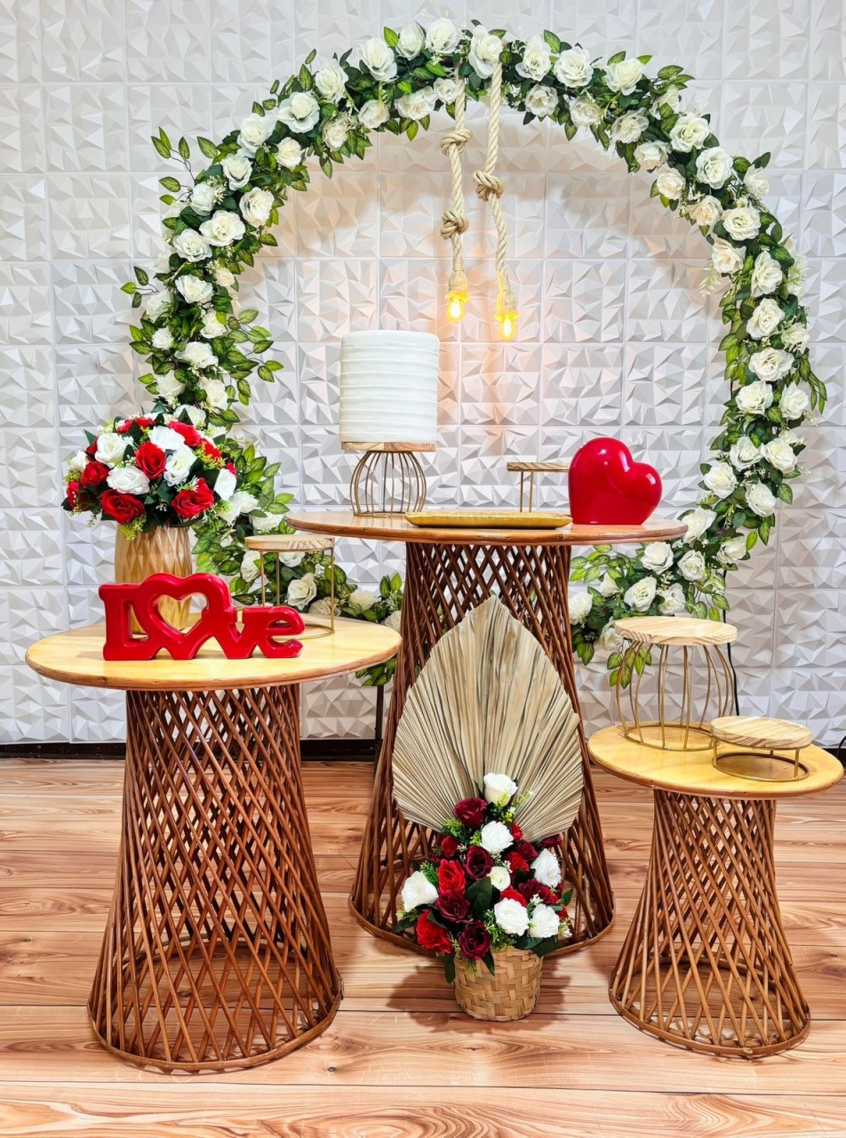 Kit Pegue E Monte Casamento (Vermelho) - maya.locacoes