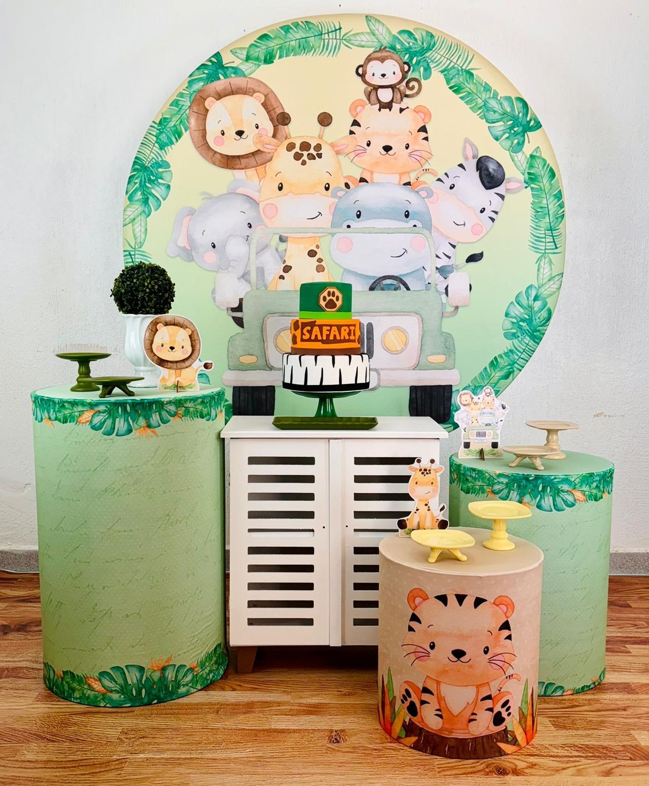 Kit Pegue E Monte Safari Baby (Ouro) - maya.locacoes