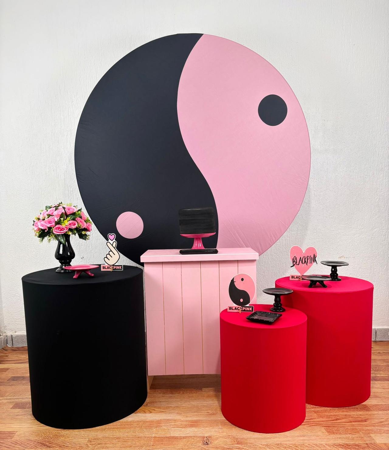 Kit Pegue E Monte Black Pink - maya.locacoes