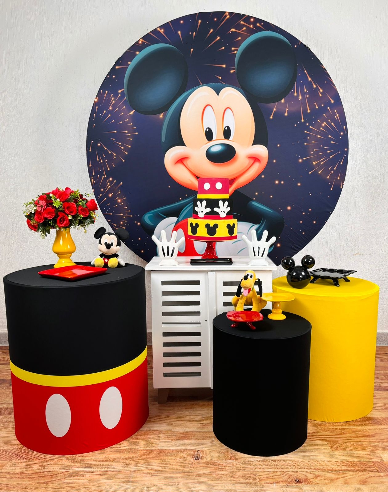 Kit Pegue E Monte Mickey - Ouro - maya.locacoes