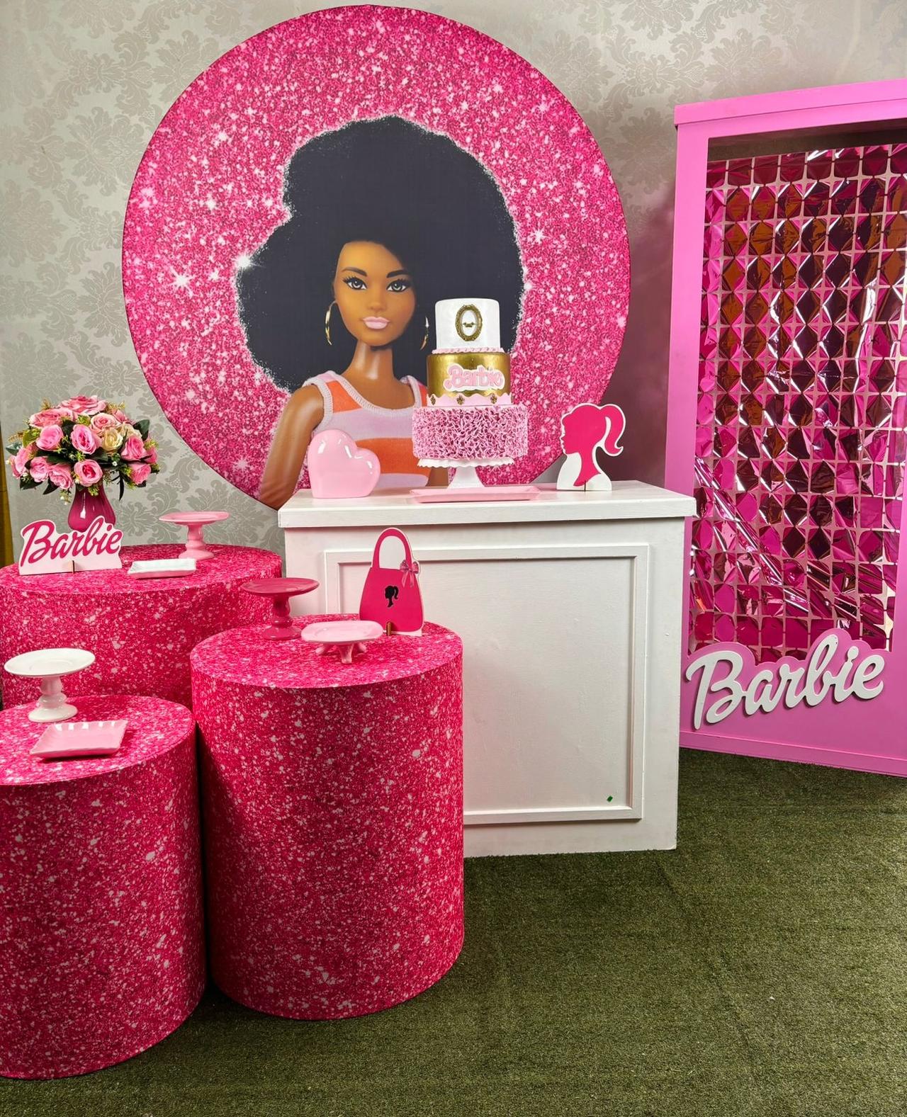 Kit Pegue E Monte Barbie Negra - Diamante - maya.locacoes