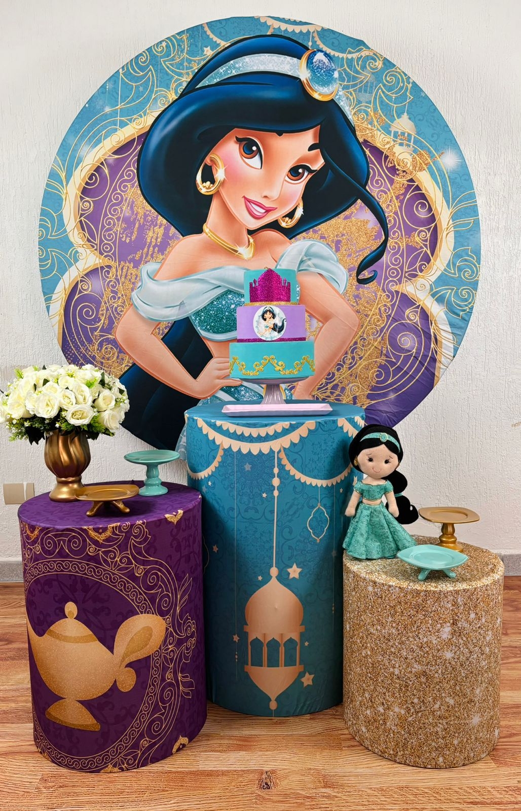 Kit Pegue E Monte Jasmine (Prata) - maya.locacoes