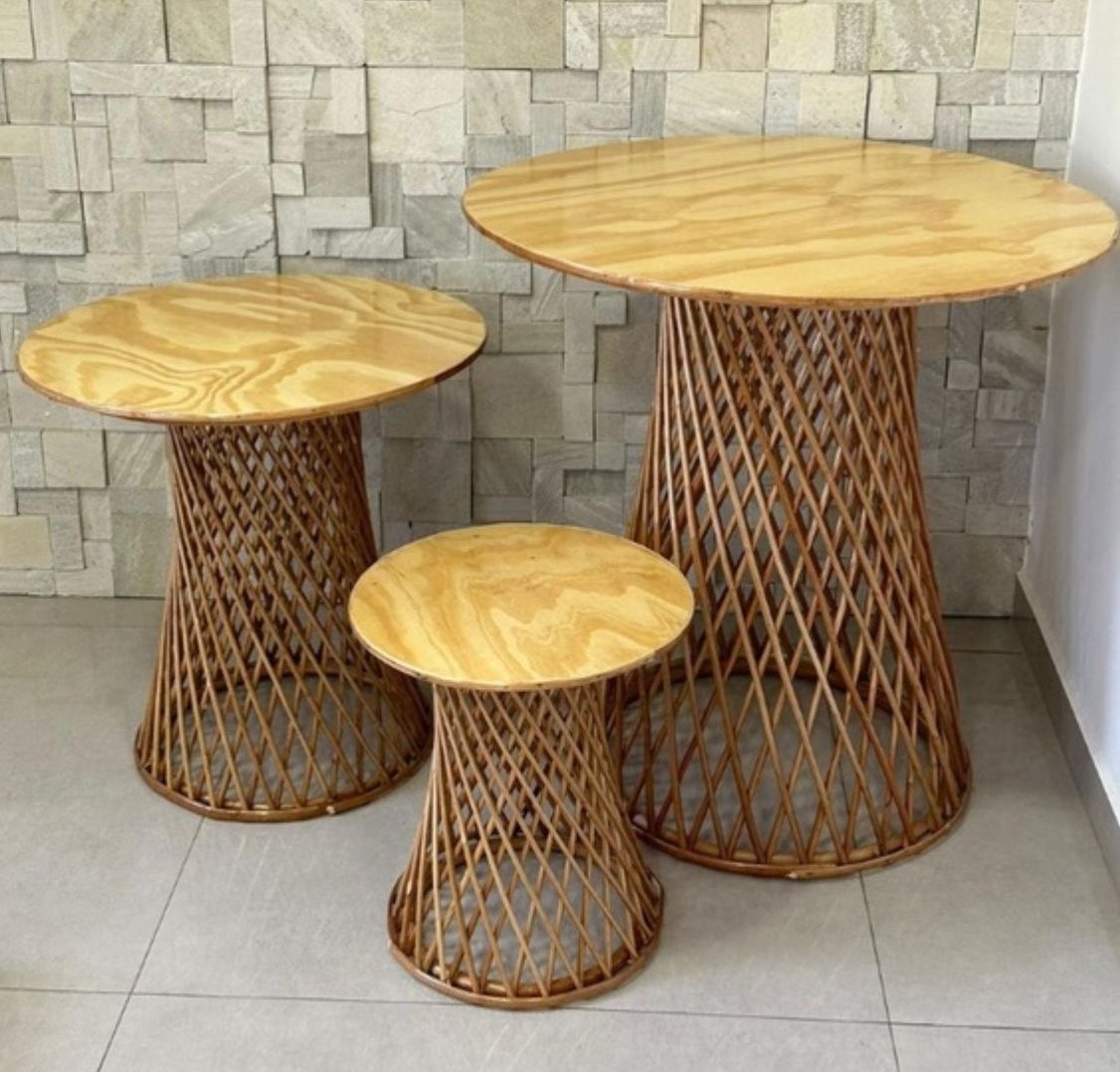 Trio de Mesa Vime Xadrez - maya.locacoes