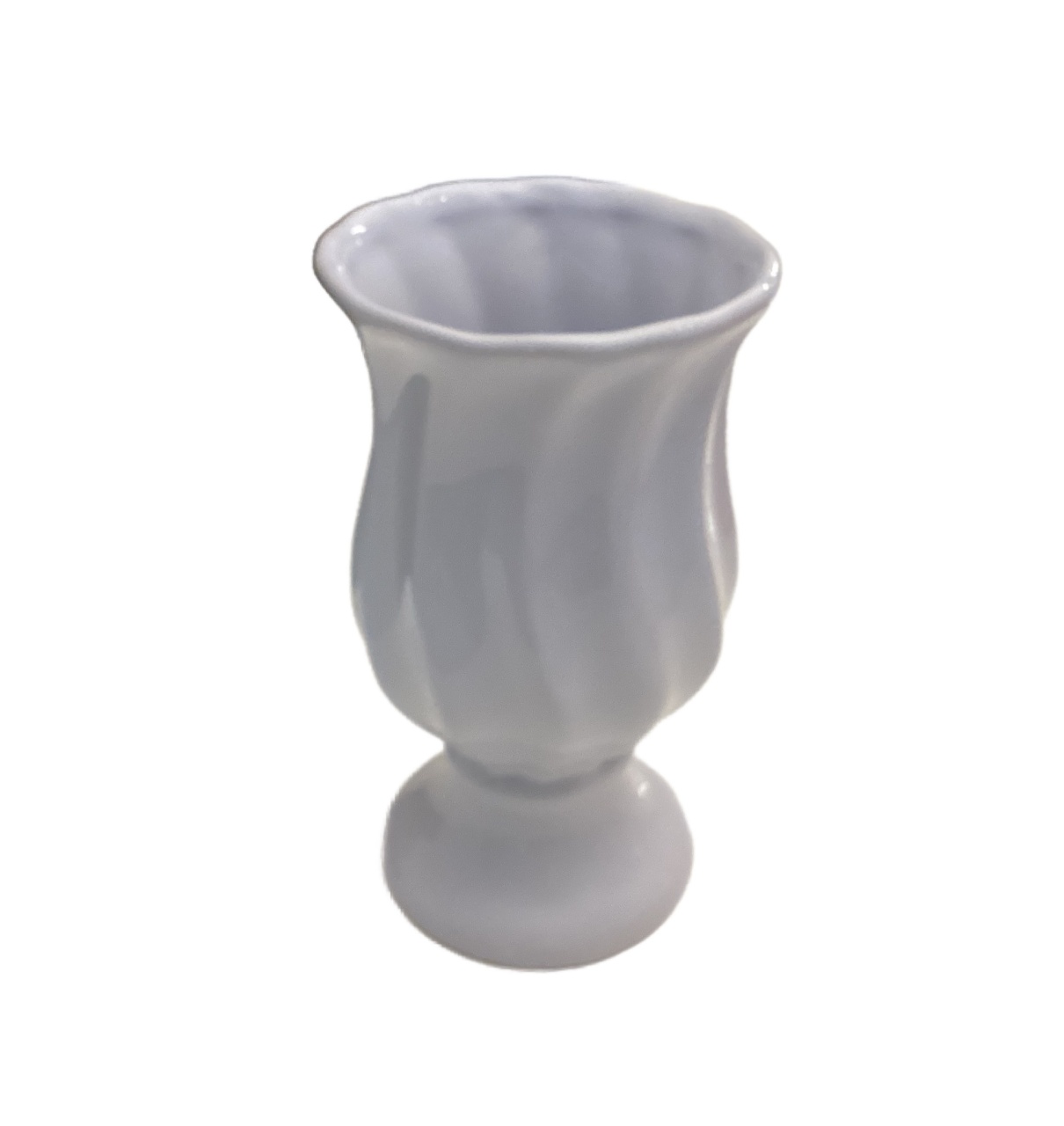 Vaso Branco Torcido - maya.locacoes