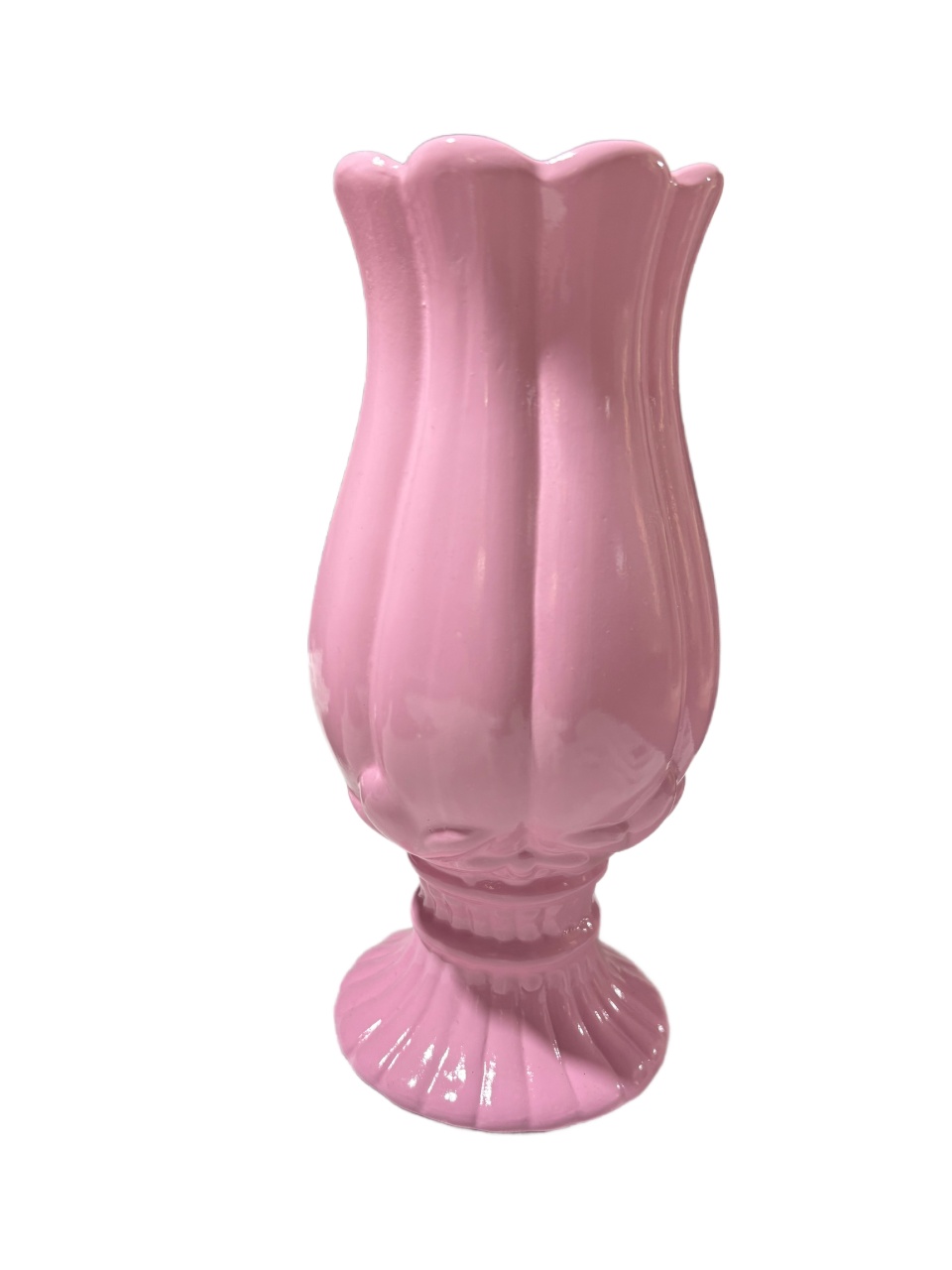Vaso Rosa Com Detalhe - maya.locacoes