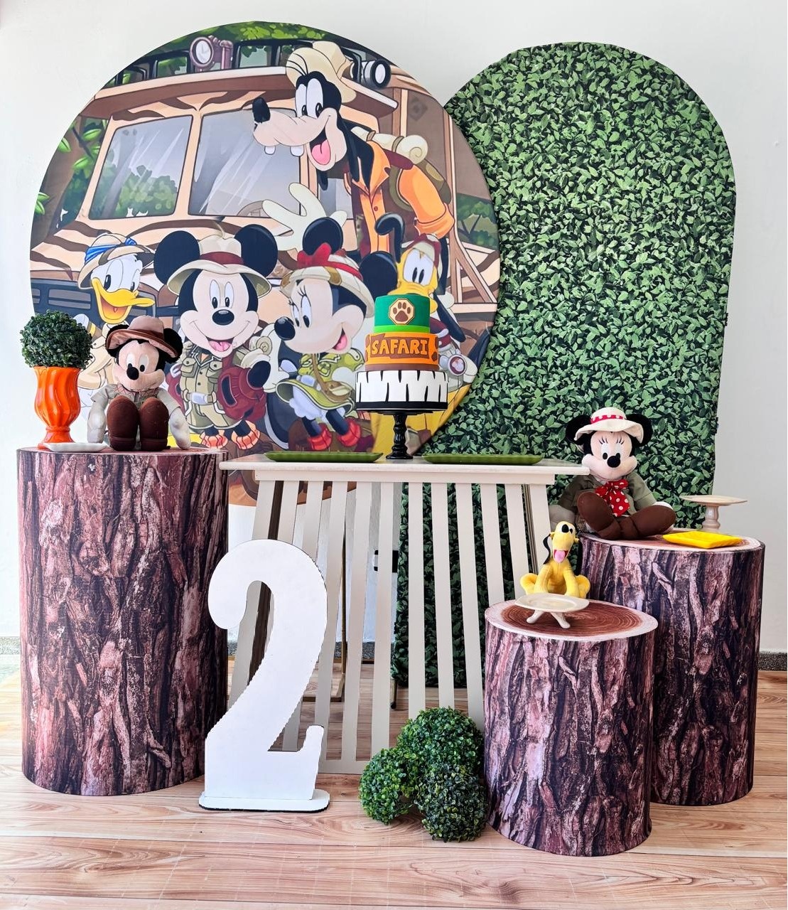 Kit Pegue E Monte Mickey Safari - Diamante - maya.locacoes