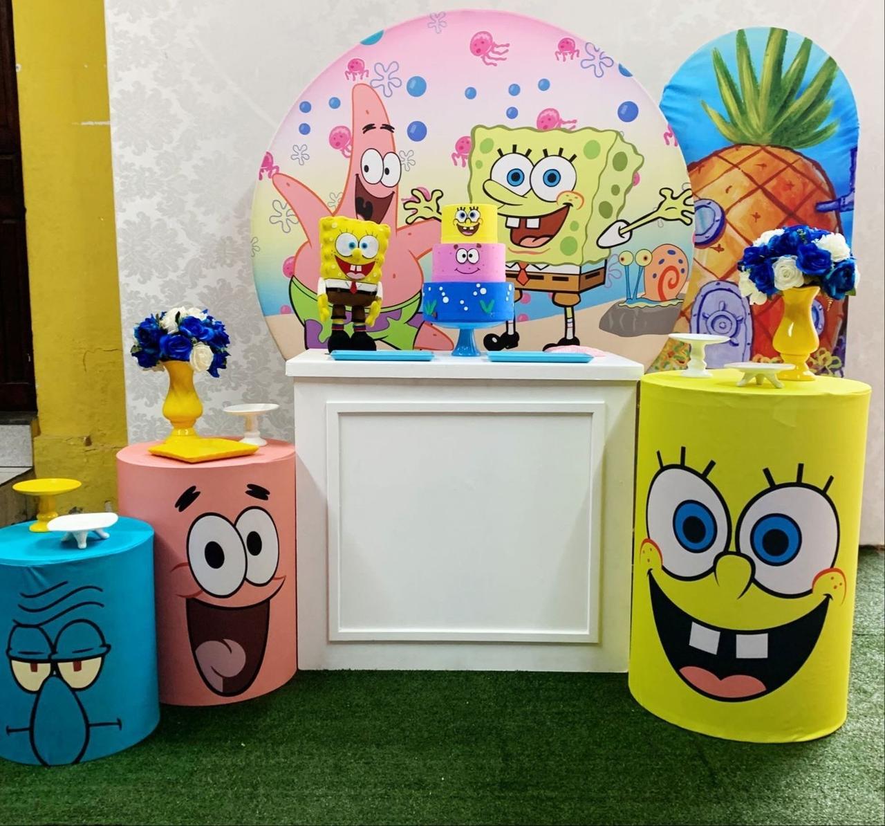 Kit Pegue E Monte Bob Esponja - maya.locacoes