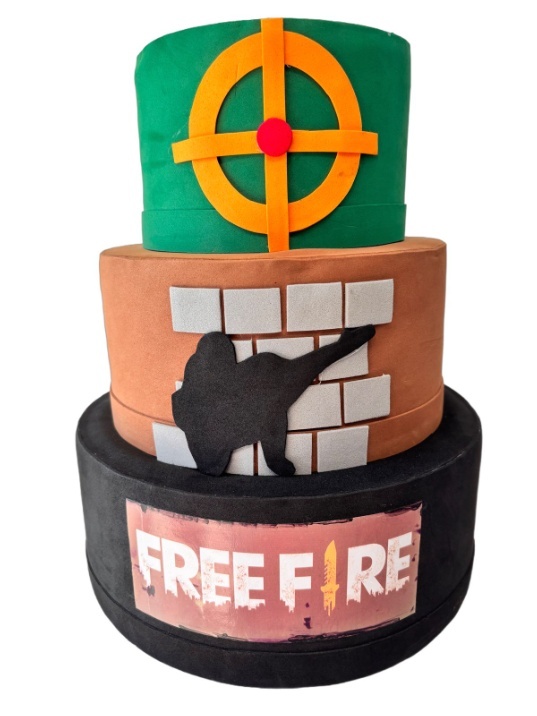 Bolo Fake Free Fire - Bolo Fake - maya.locacoes