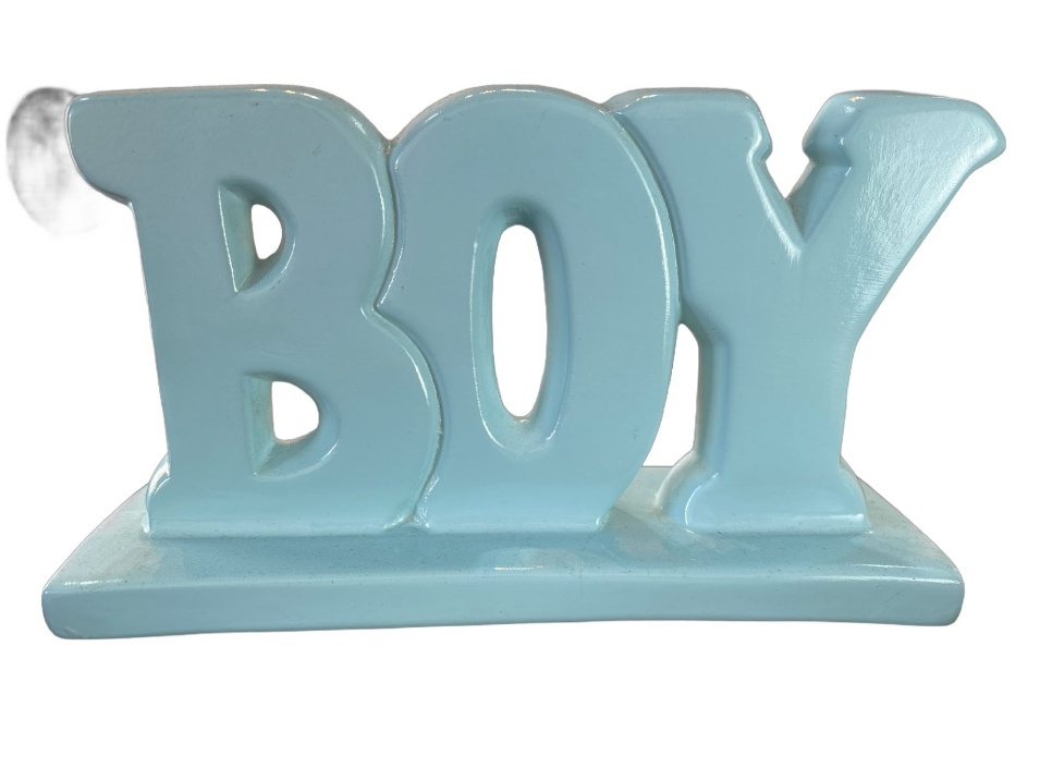 Palavra Boy Azul - maya.locacoes