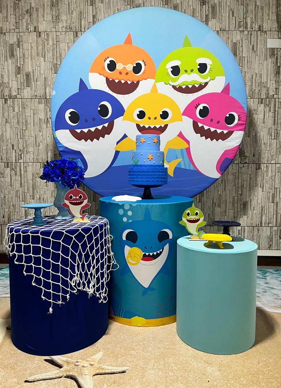 Kit Pegue E Monte Baby Shark - maya.locacoes