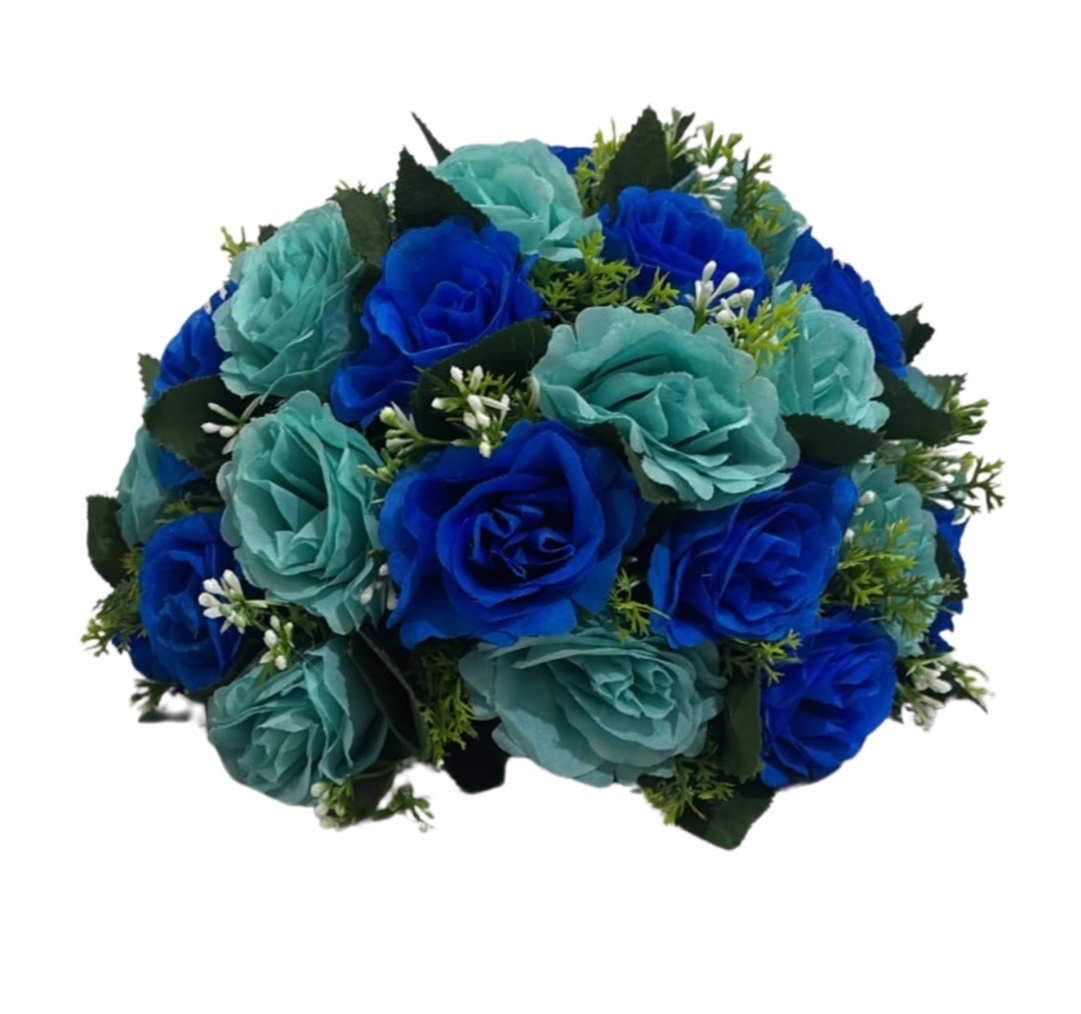 Arranjo Tiffany E Azul Escuro - maya.locacoes