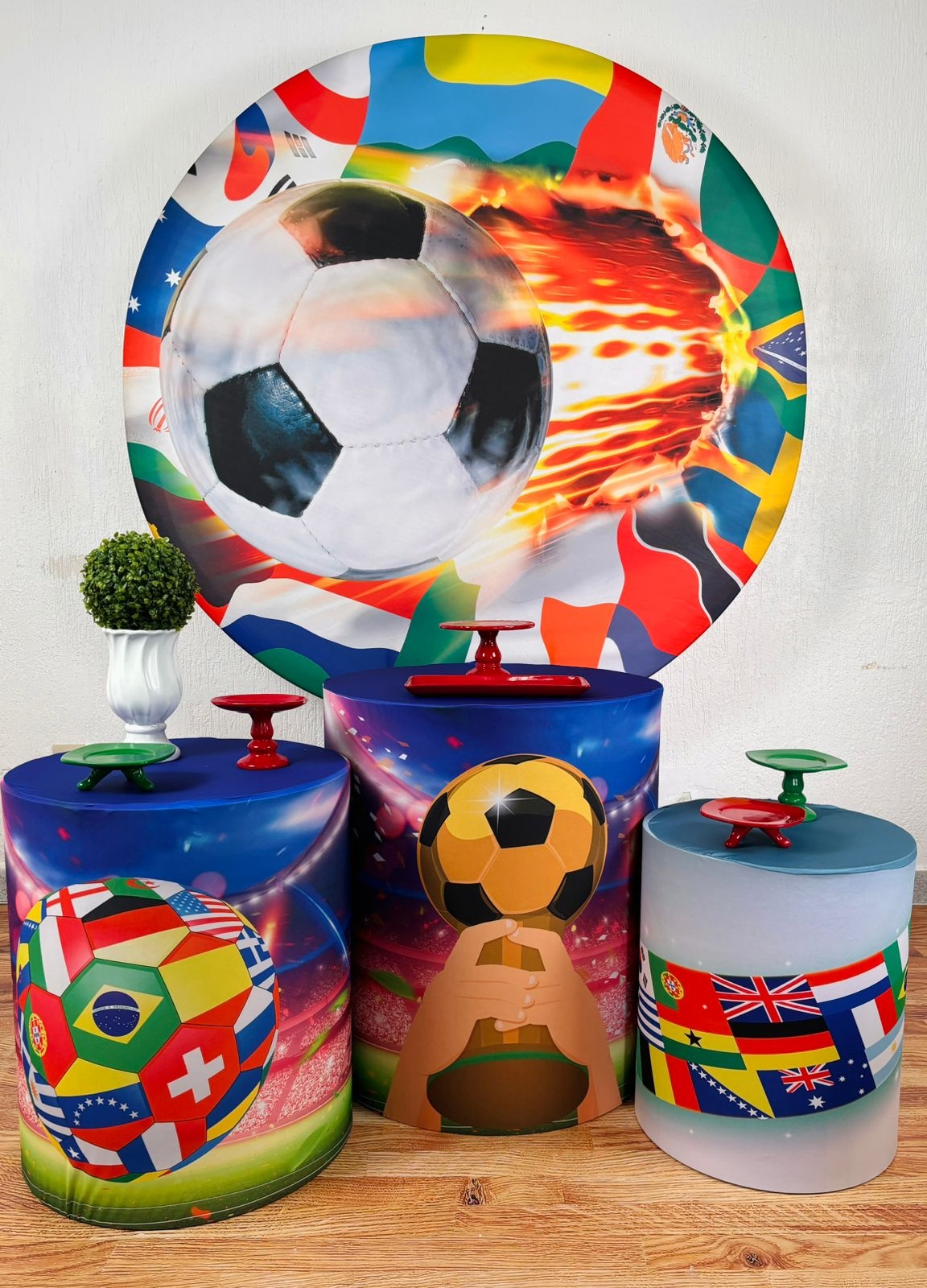 Kit Pegue E Monte Futebol - Países (Bronze) - maya.locacoes