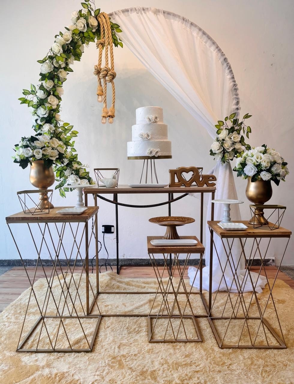 Kit Pegue E Monte Casamento - Meio Arco - maya.locacoes