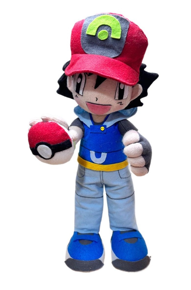 Feltro Ash (Pokemon) - maya.locacoes