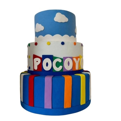 Bolo Fake Pocoyo - Bolo Fake - maya.locacoes