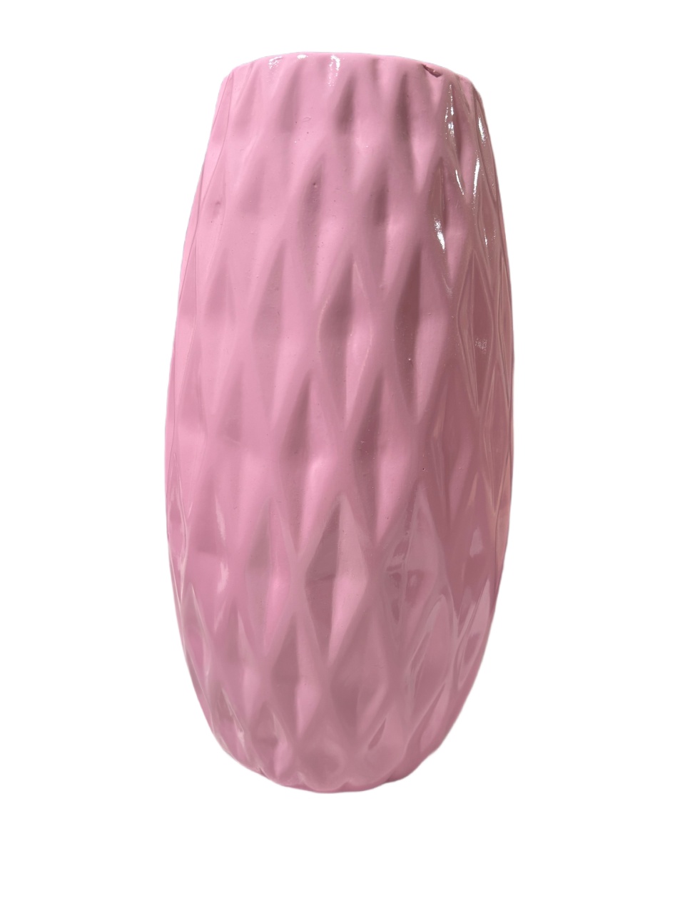 Vaso Rosa Grande Com Detalhe - maya.locacoes