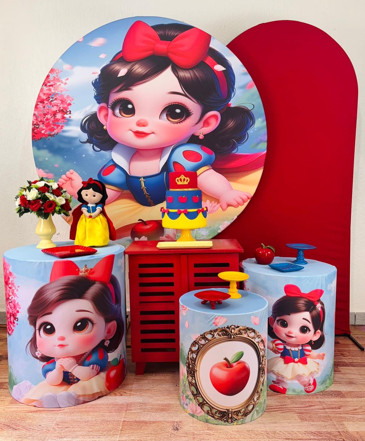 Kit Pegue E Monte Branca de Neve Cute (Diaman - maya.locacoes