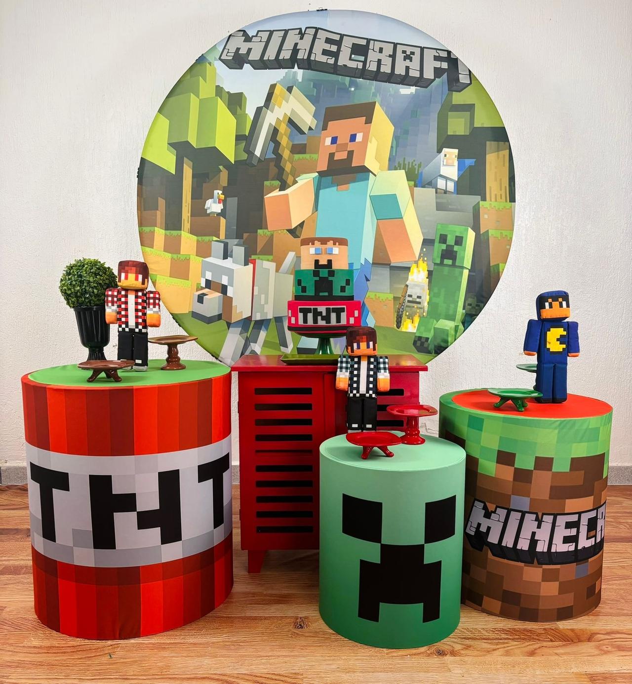 Kit Pegue E Monte Minecraft - Ouro - maya.locacoes