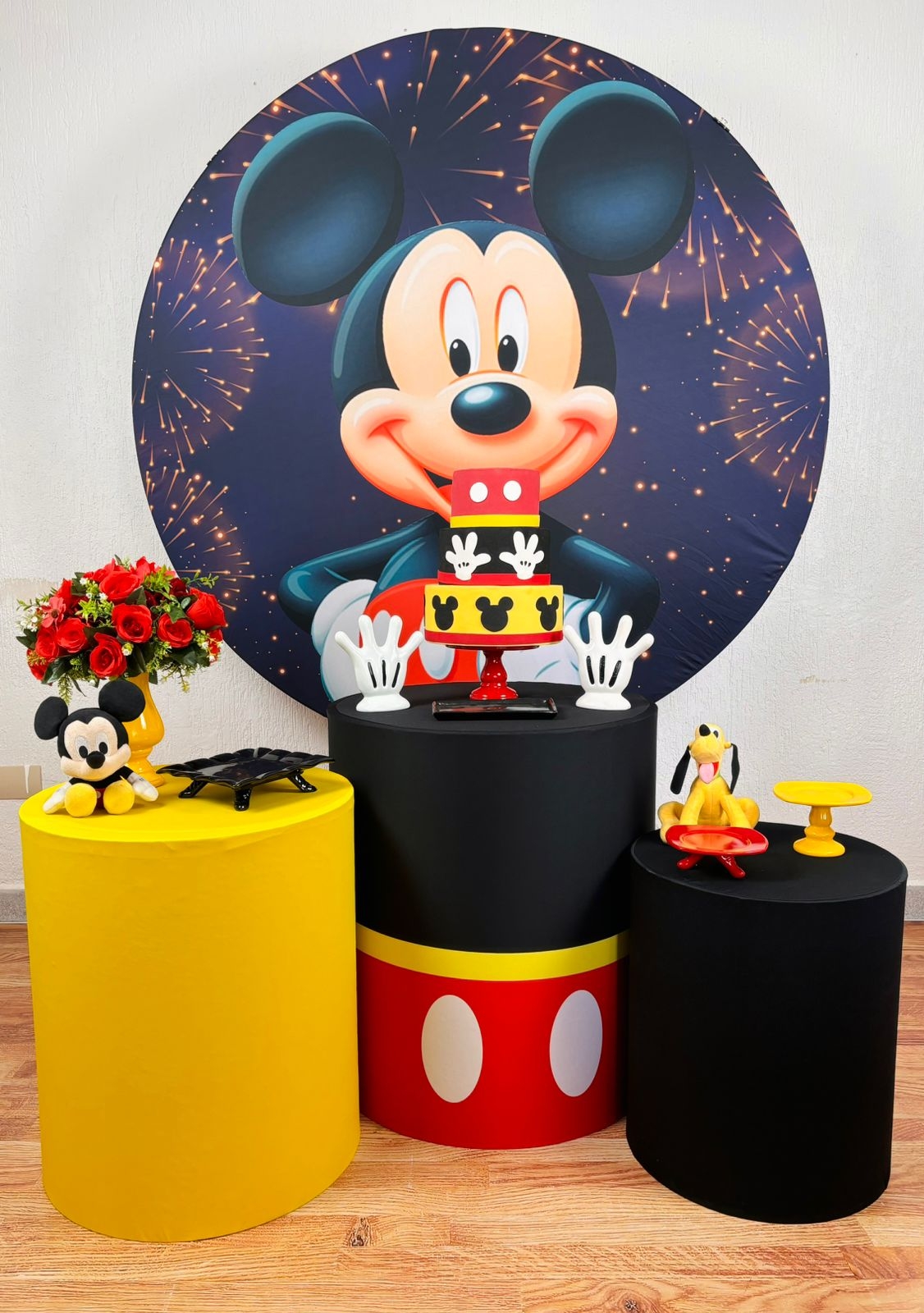 Kit Pegue E Monte Mickey - Prata - maya.locacoes