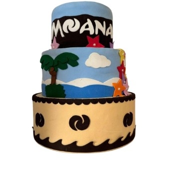 Bolo Fake Moana - Bolo Fake - maya.locacoes