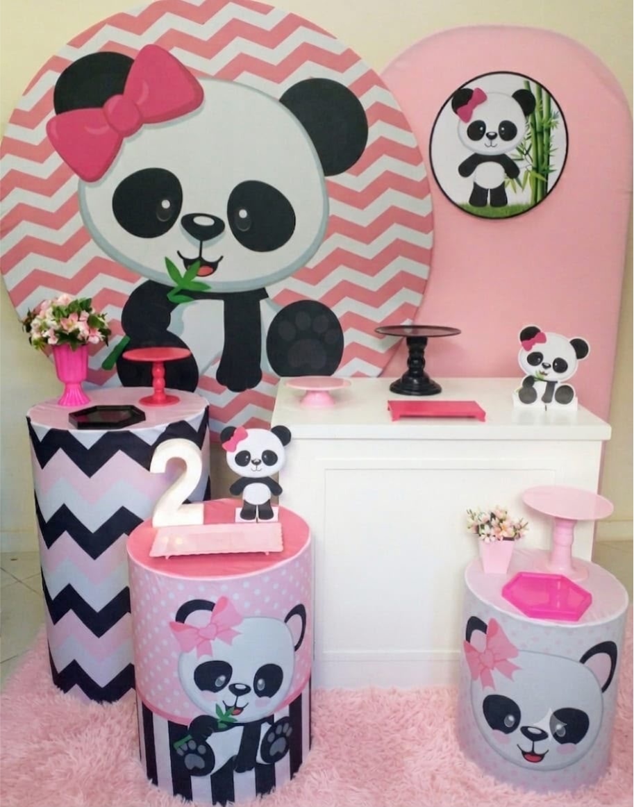 Urso Panda - Gi Festas  Pegue e Monte