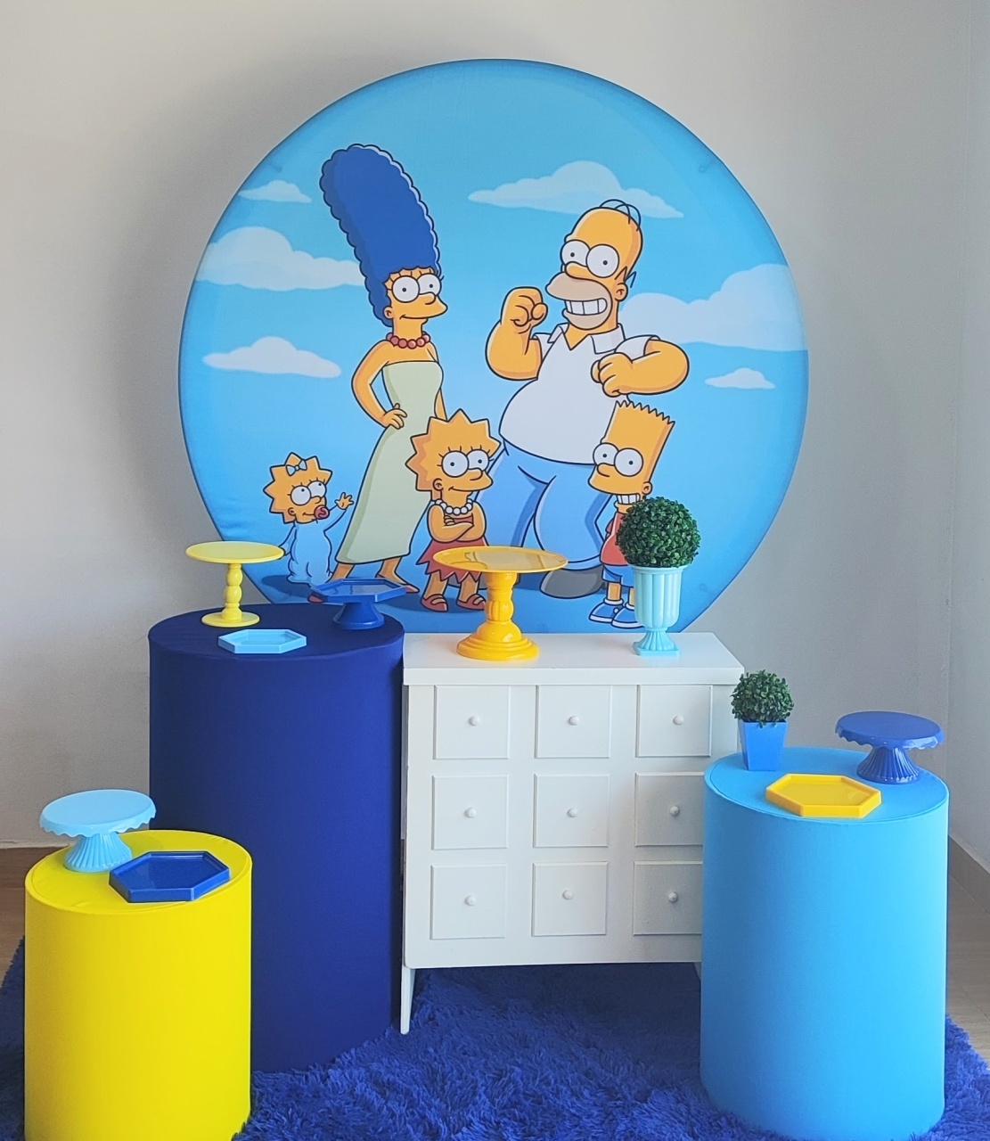 Simpsons Com Comoda - Gi Festas  Pegue e Monte