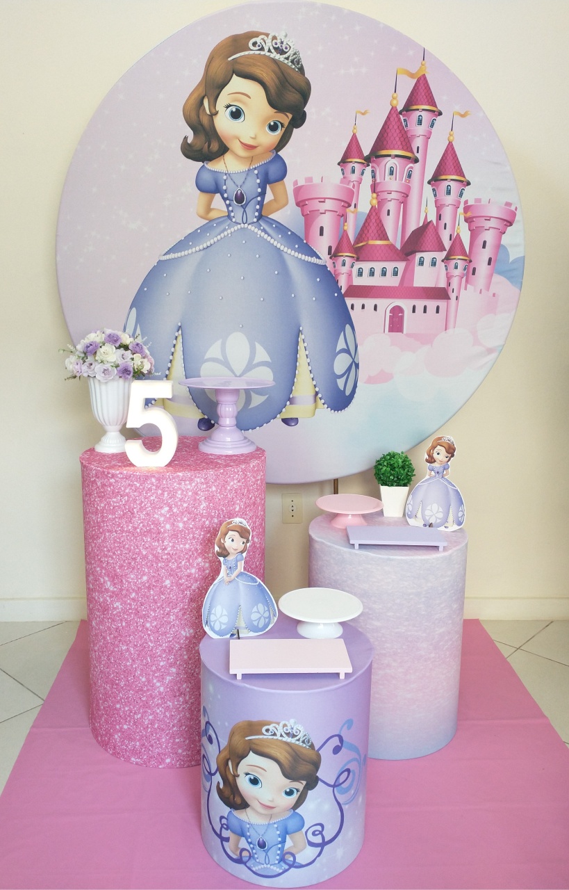Princesa Sofia  - Gi Festas  Pegue e Monte