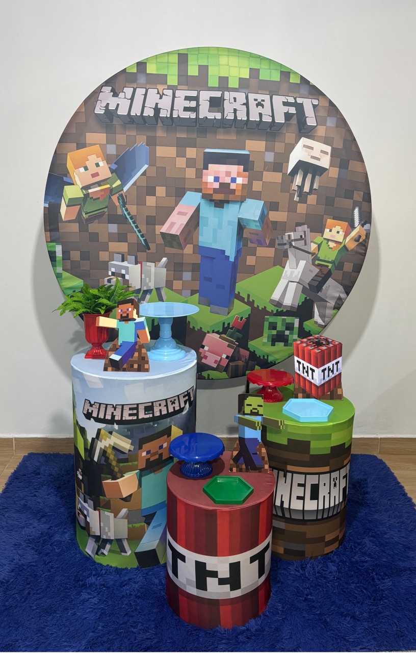 Minecrafit - Gi Festas  Pegue e Monte
