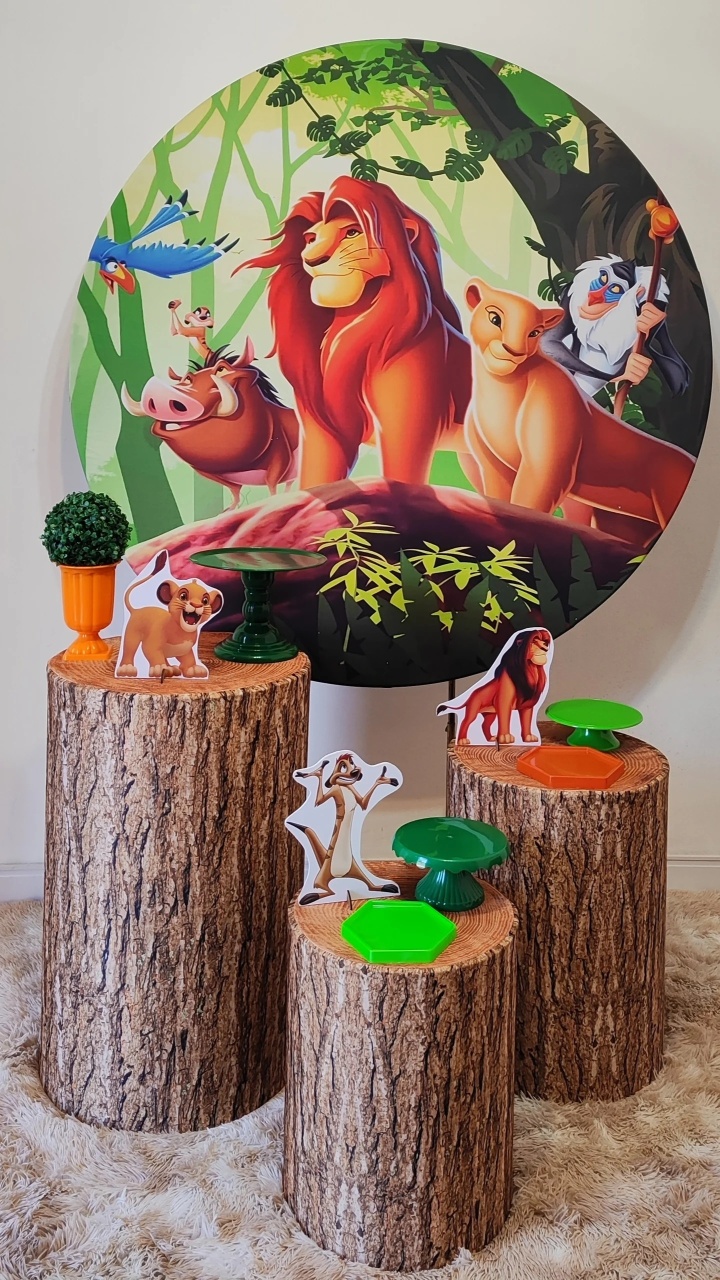 Rei Leão - Gi Festas  Pegue e Monte